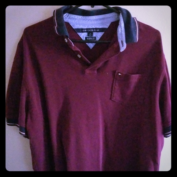 Tommy Hilfiger Other - Burgundy Polo Tommy Hilfiger Other - Burgundy Polo